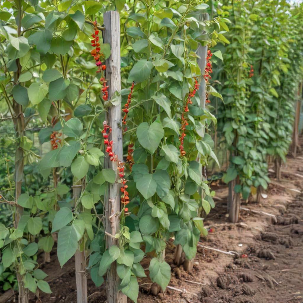 Scarlet Runner Pole Bean Growing Guide