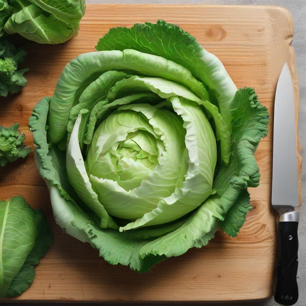 Cabbage Green Express Vegetable Garden Fresh Harvest