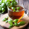 Cinnamon Basil Tea Fresh Basil Leaves