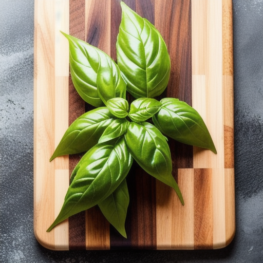 Genovese Basil Fresh Culinary Herb