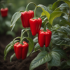 Pepper Seeds - Cal Rose Red Sweet Bell Peppers