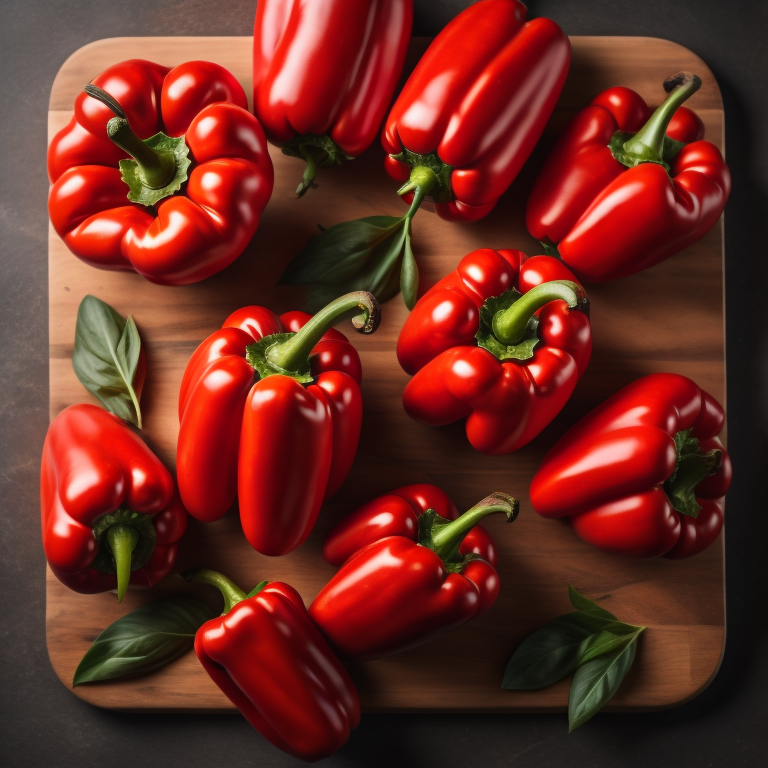 Pepper Seeds - Cal Rose Red Sweet Bell Peppers