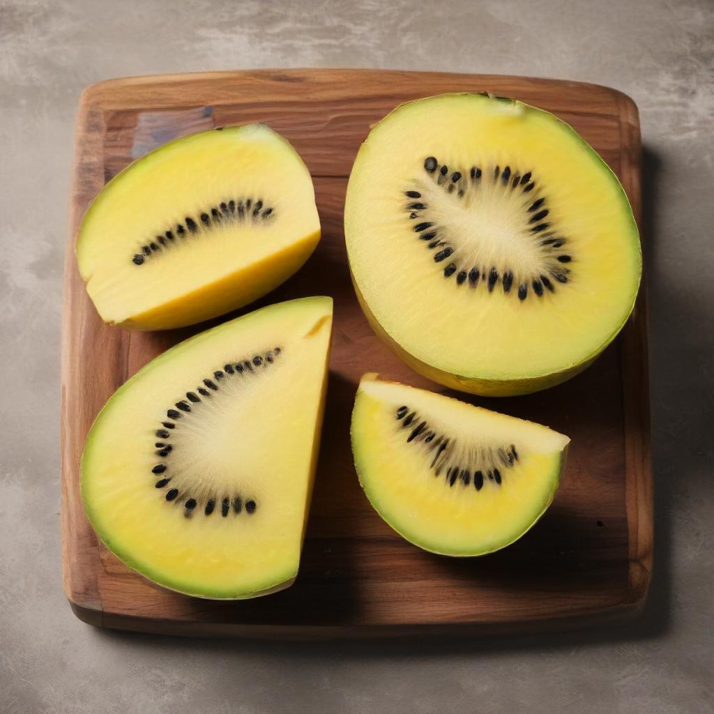 Watermelon With Yellow Flesh, Moon and Star Picnic Watermelon Harvest